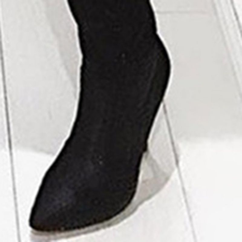 Γυναικείες Ψηλές Μπότες Με Φερμουάρ Stiletto Heel