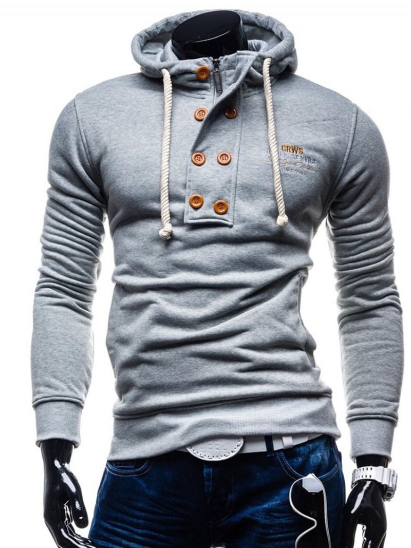 Letter Pullover Ανδρικά Slim Hoodies