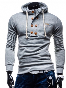 Letter Pullover Ανδρικά Slim Hoodies