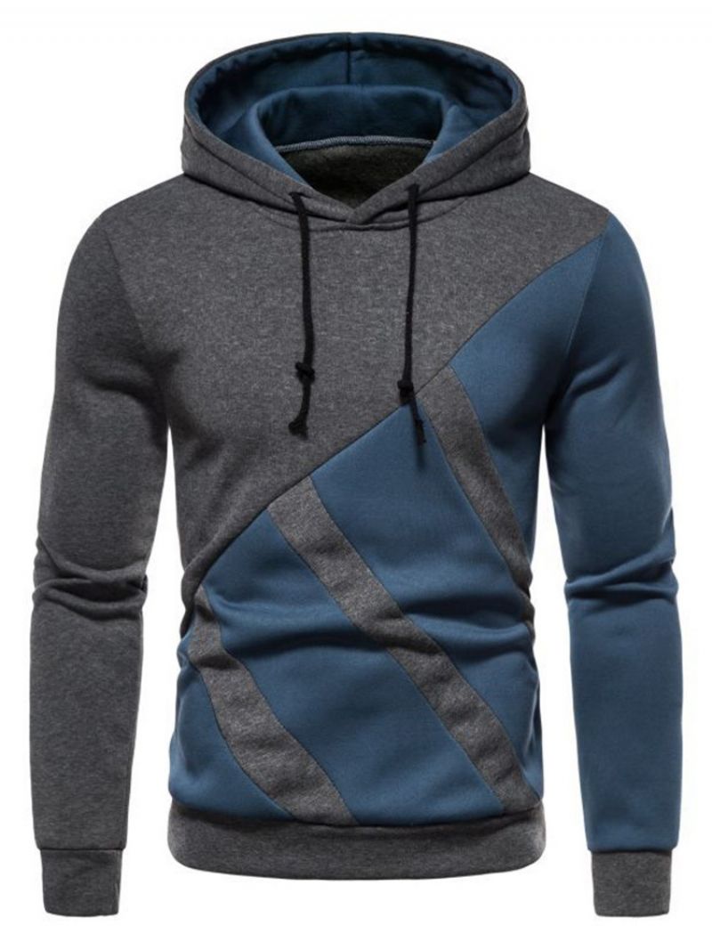 Πουλόβερ Patchwork Μπλοκ χρώματος Πουλόβερ Casual Hoodies