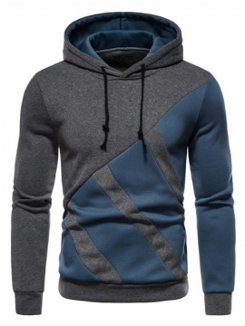 Πουλόβερ Patchwork Μπλοκ χρώματος Πουλόβερ Casual Hoodies