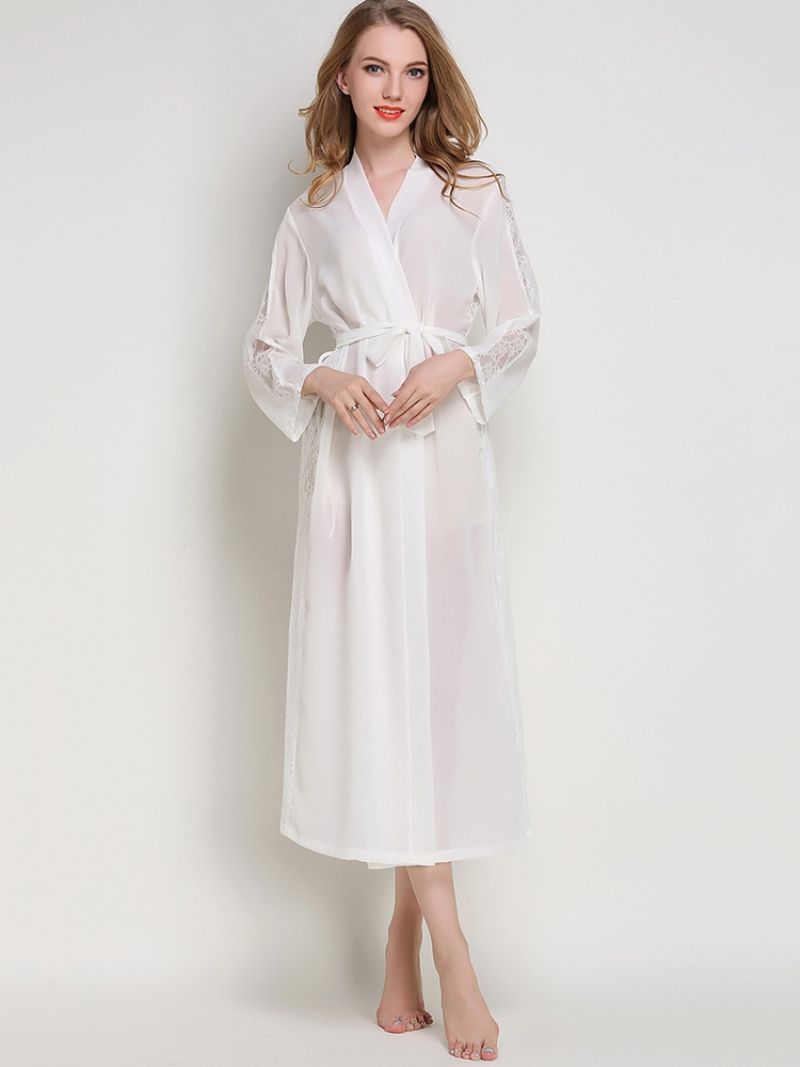 Robe See-Through Long Sexy Night Robe