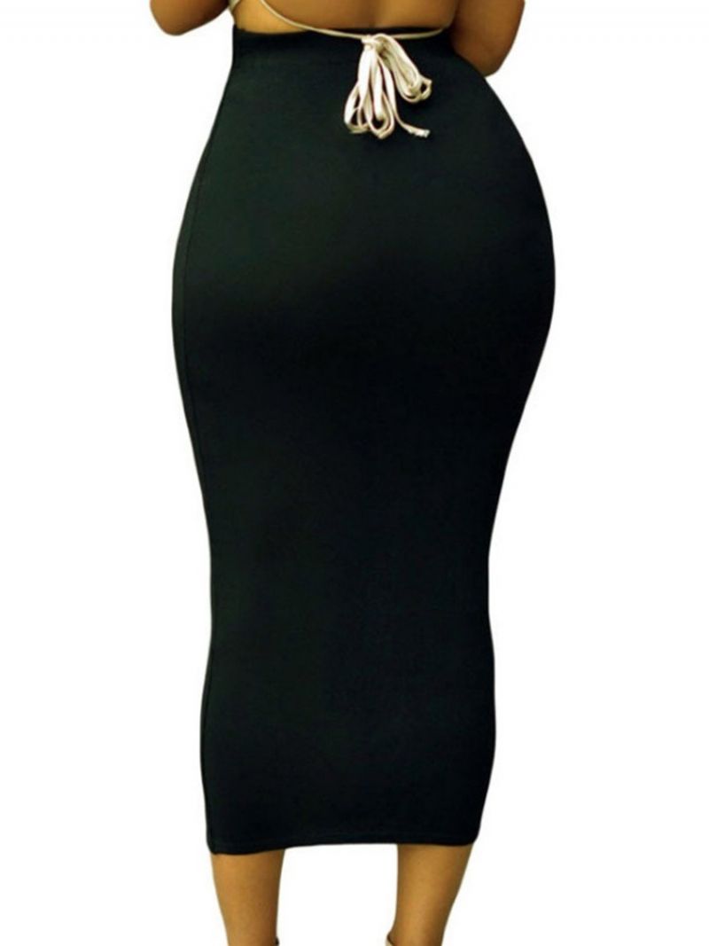 Απλό Σέξι Φούστα Bodycon Mid-Calf Bodycon