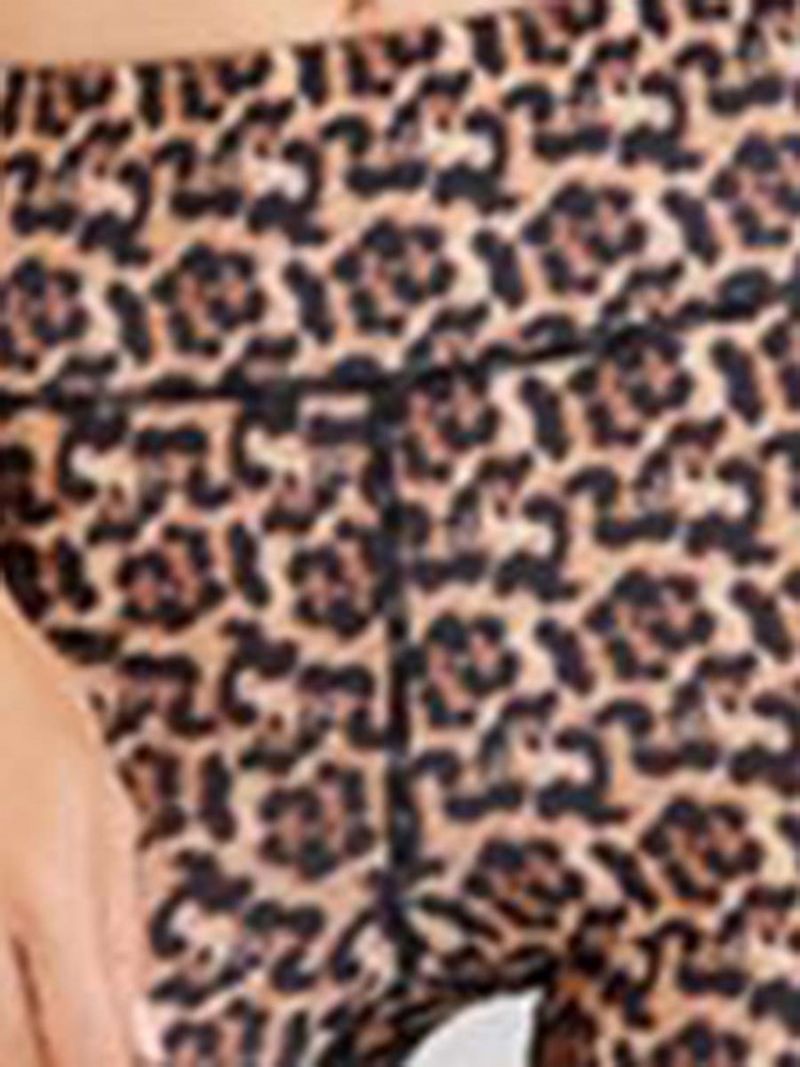 Αθλητικά Σετ Με Κοντό Μανίκι Leopard Anti-Sweat Πουλόβερ