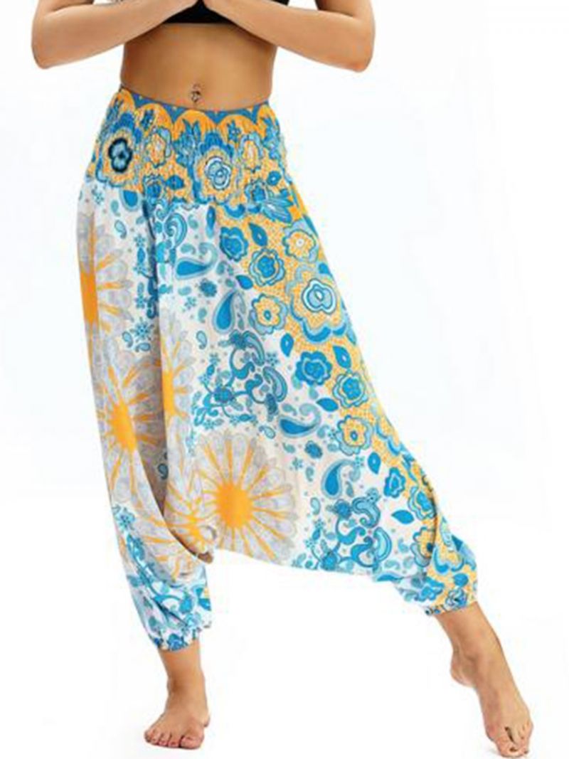 Bohemian Print Yoga Harem Jogger Pants