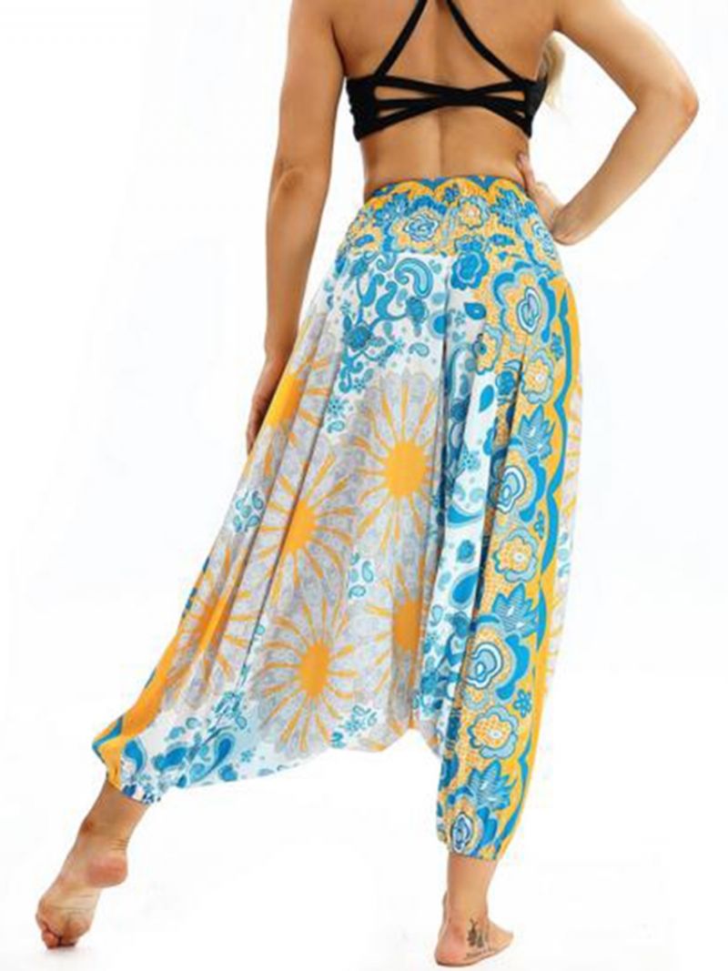 Bohemian Print Yoga Harem Jogger Pants