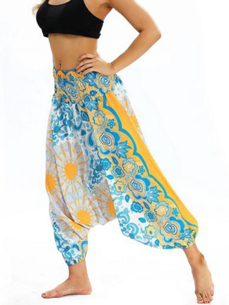 Bohemian Print Yoga Harem Jogger Pants