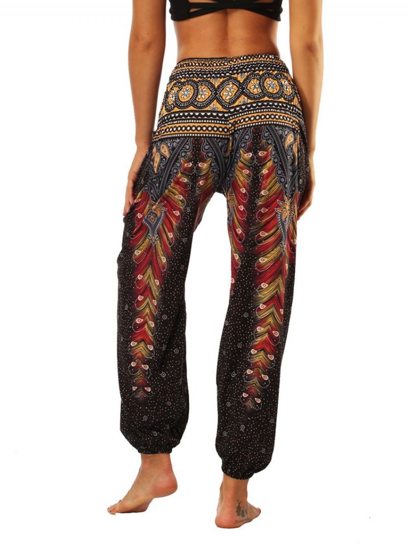 Boho Geometric Print Street Dance Παντελόνι Γιόγκα