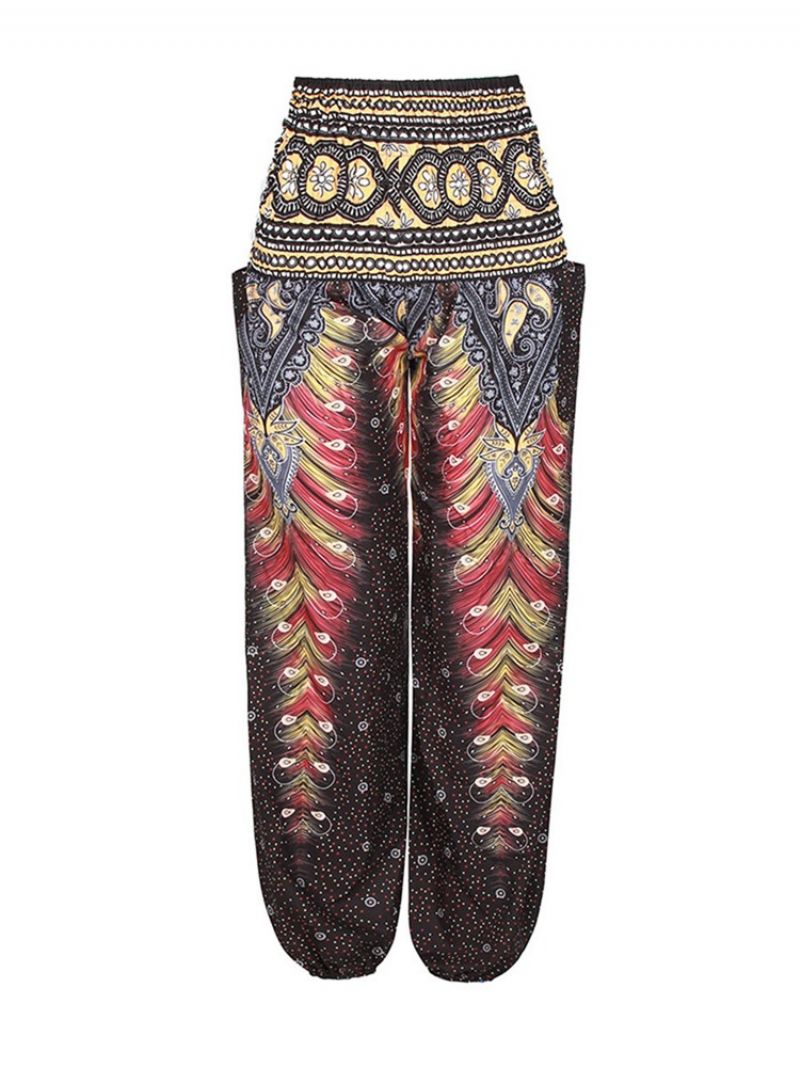 Boho Geometric Print Street Dance Παντελόνι Γιόγκα