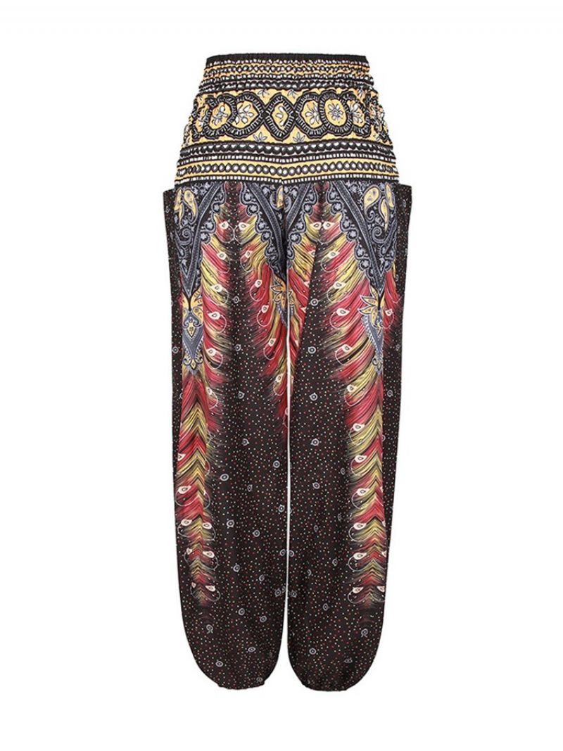 Boho Geometric Print Street Dance Παντελόνι Γιόγκα