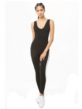 Γυναικεία Stripe Gym Sports Fitness Παντελόνια Yoga Jumpsuits