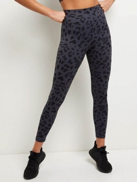 Leopard Cotton Blends Quick Dry Summer Tennis Pants Παντελόνια Yoga Ψηλόμεση Tiktok Κολάν