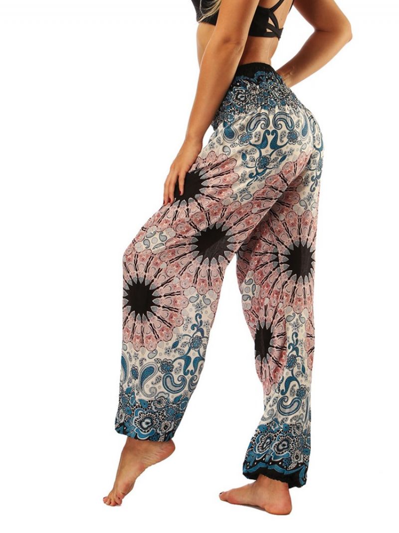 Παντελόνι Bohemian Floral Print Yoga Harem