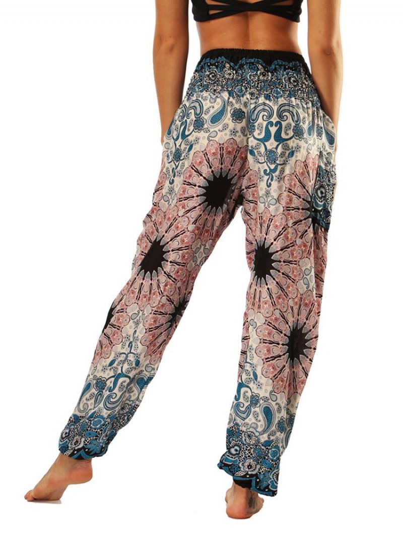 Παντελόνι Bohemian Floral Print Yoga Harem