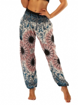 Παντελόνι Bohemian Floral Print Yoga Harem