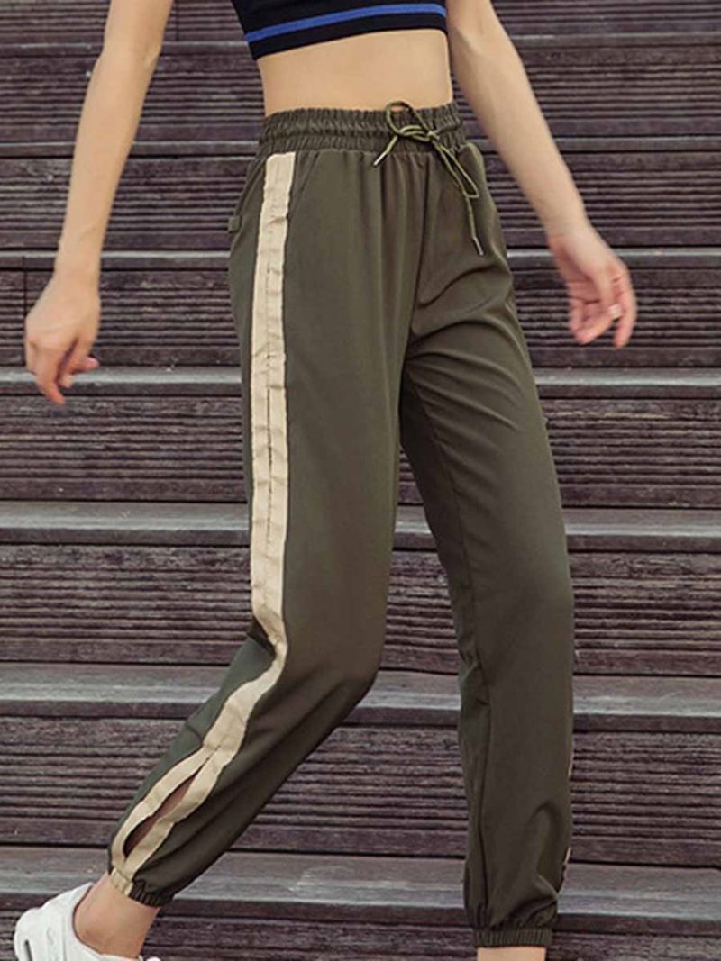 Παντελόνι Yoga Quick Dry Polyester Print Stripe