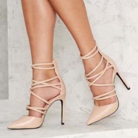 Σανδάλια Stiletto Nude Point Toe