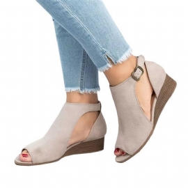 Γυναικεία Σανδάλια Peep Toe Wedge Heel