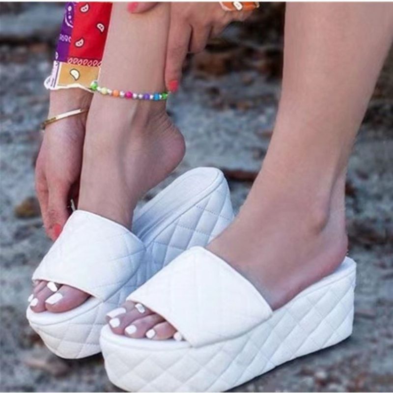 Γυναικείες Casual Παντόφλες Slip-On Πλατφόρμας Flip Flop