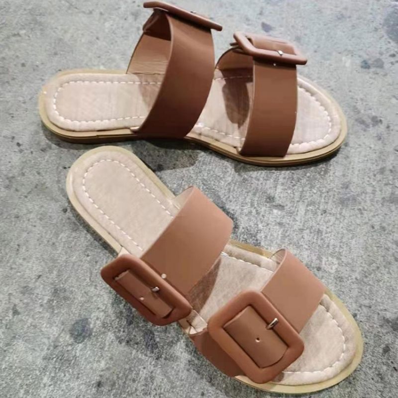 Γυναικείες Παντόφλες Slip-On Flat With Buckle