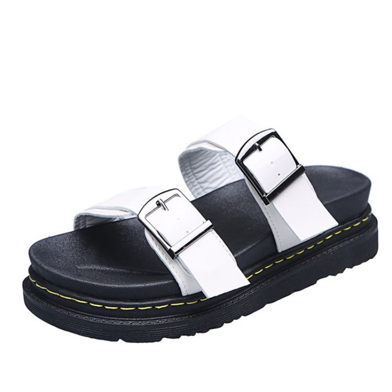 Γυναικείες Παντόφλες Slip-On Flat With Buckle Rubber