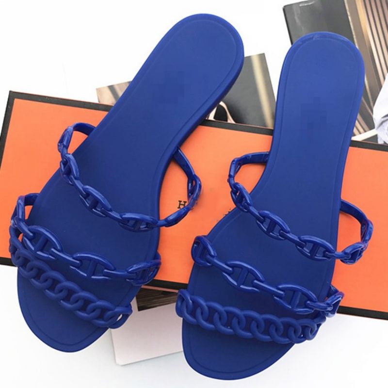 Slip-On Chain Flip Flop Απλό Παντόφλες