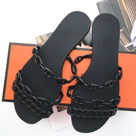 Slip-On Chain Flip Flop Απλό Παντόφλες