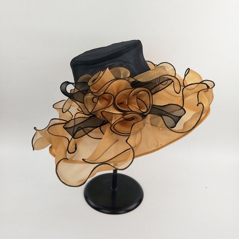 Floral Organza Sunhat