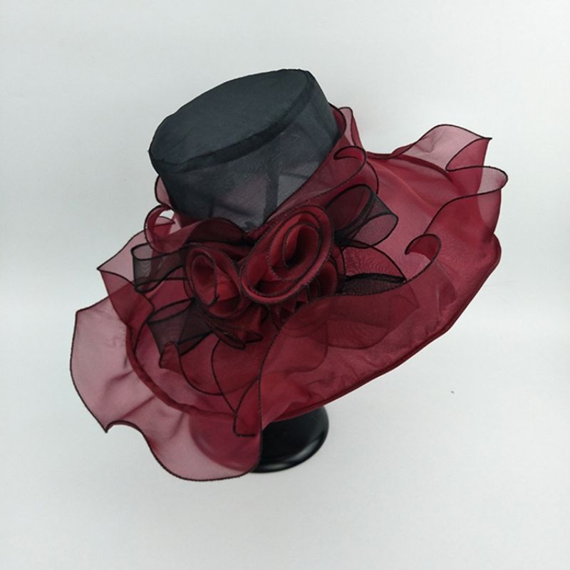 Floral Organza Sunhat