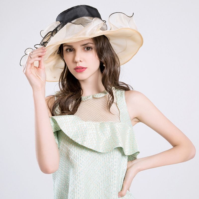 Floral Organza Sunhat