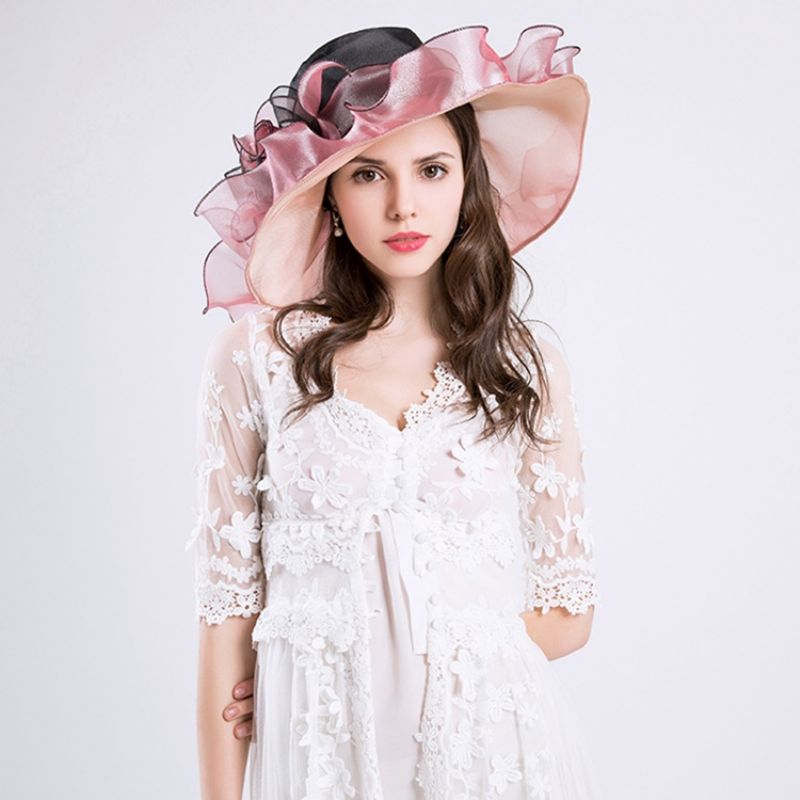 Floral Organza Sunhat