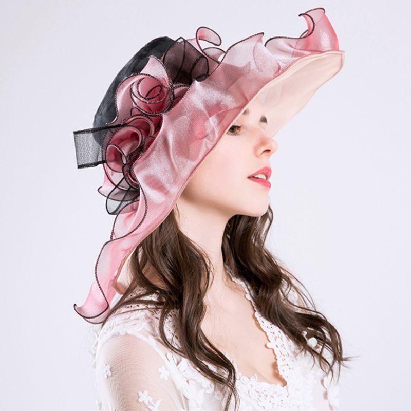 Floral Organza Sunhat