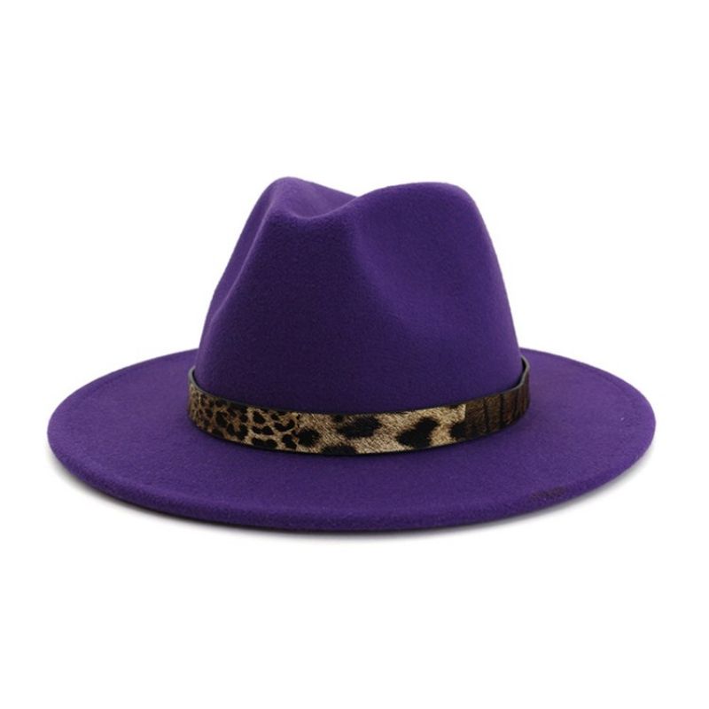 Χειμερινά Καπέλα Με Στάμπα Fedora Leopard