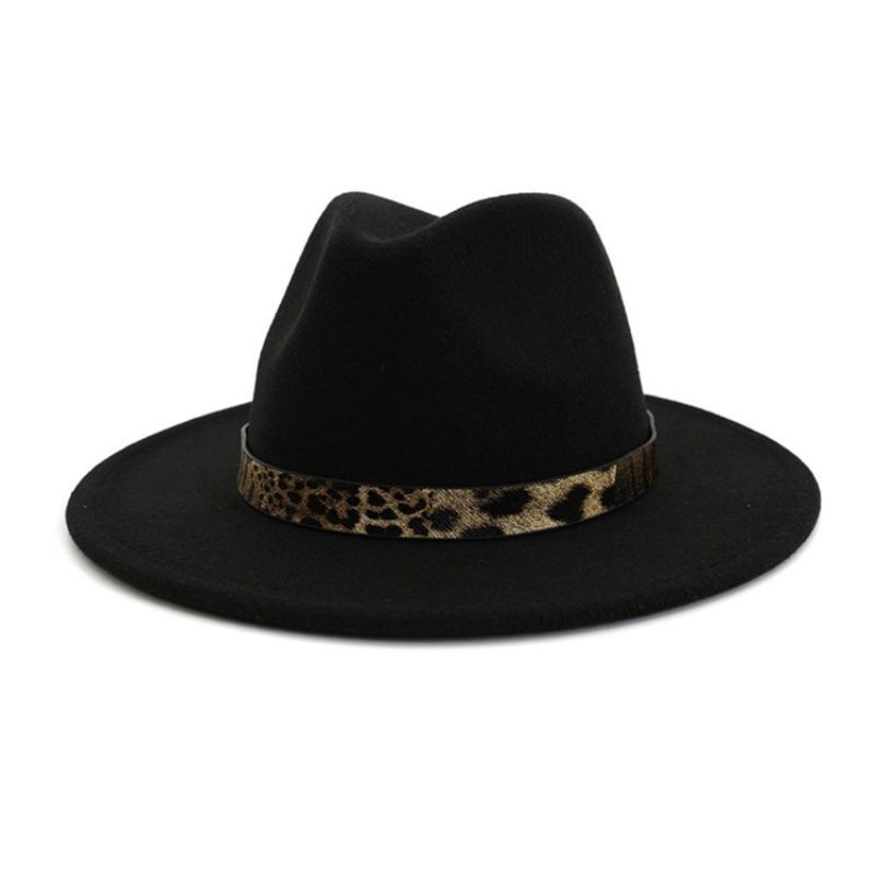 Χειμερινά Καπέλα Με Στάμπα Fedora Leopard