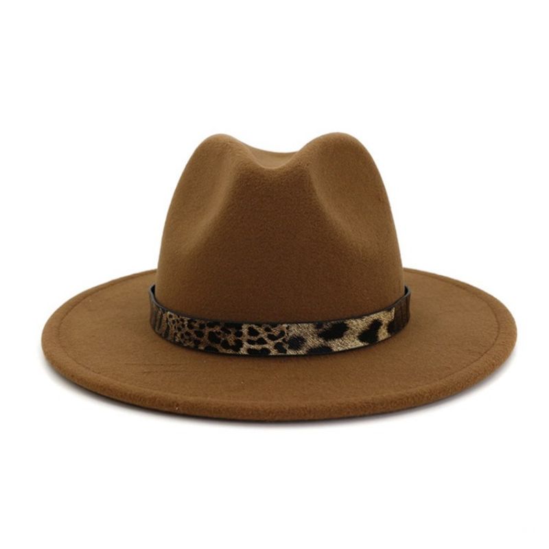 Χειμερινά Καπέλα Με Στάμπα Fedora Leopard