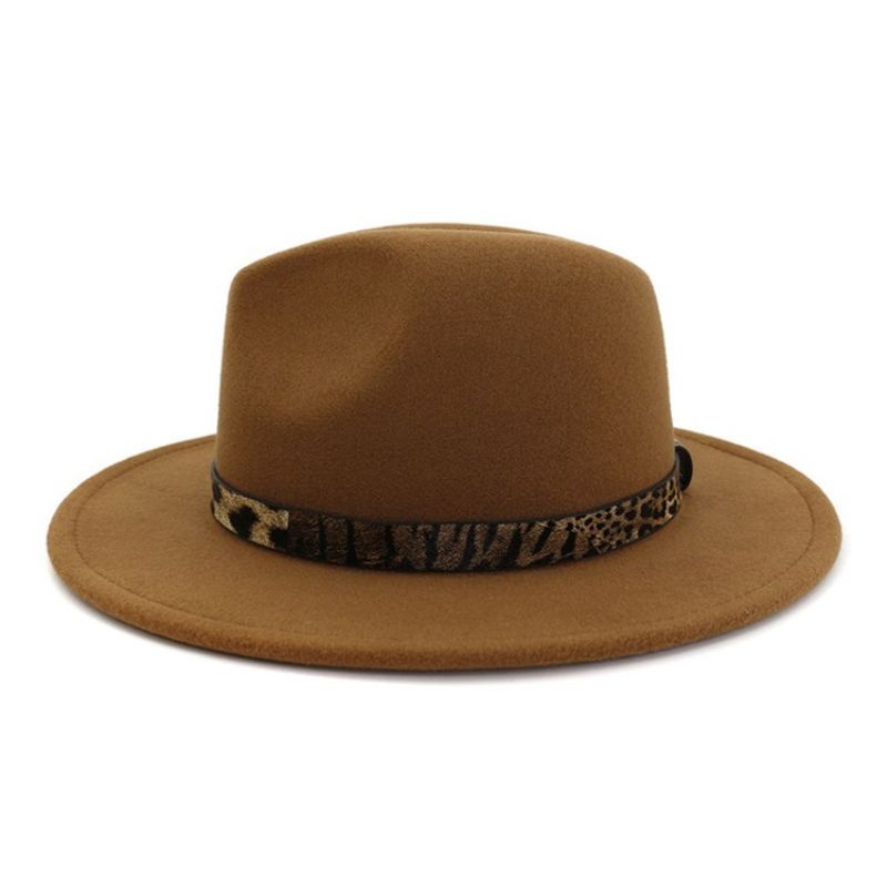 Χειμερινά Καπέλα Με Στάμπα Fedora Leopard