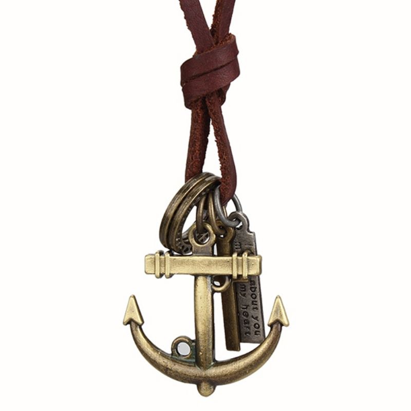 Ανδρικό Κολιέ Anchor Pendant