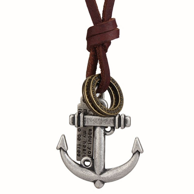 Ανδρικό Κολιέ Anchor Pendant