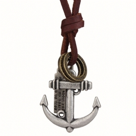 Ανδρικό Κολιέ Anchor Pendant