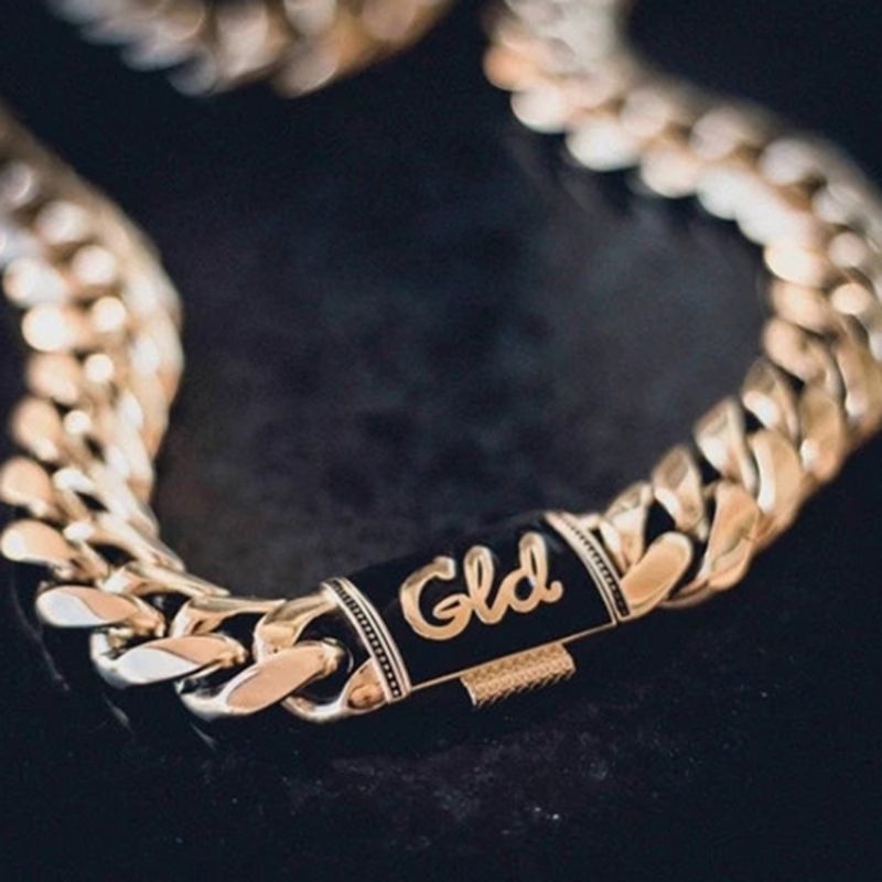 Κολιέ Unisex Vintage Με Αλυσίδα Cuban Link